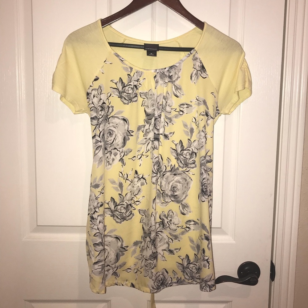 Motherhood maternity floral print blouse